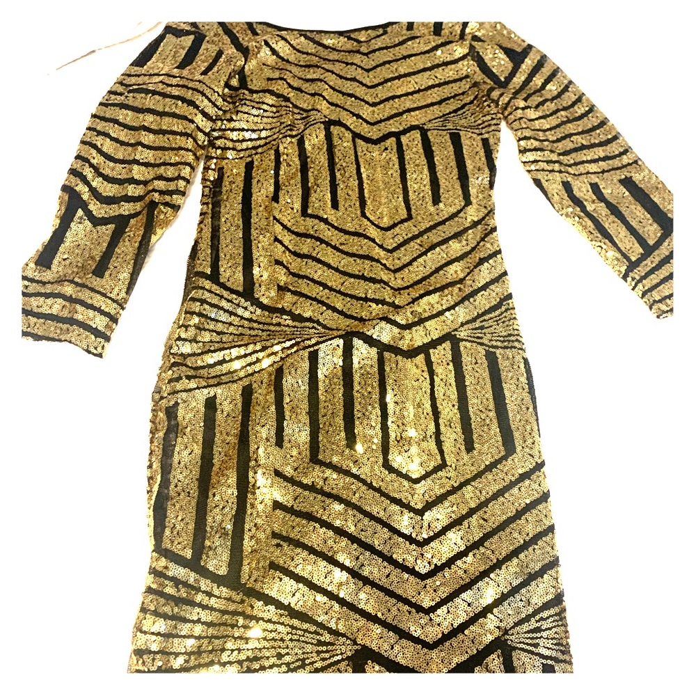 Gold Sequin dress